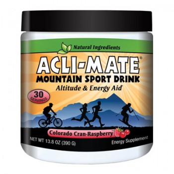 Acli-Mate® Mountain Sport Drink: Altitude + Energy = Cran-Raspberry