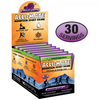 Acli-Mate® Mountain Sport Drink: Altitude + Energy = Grape Box