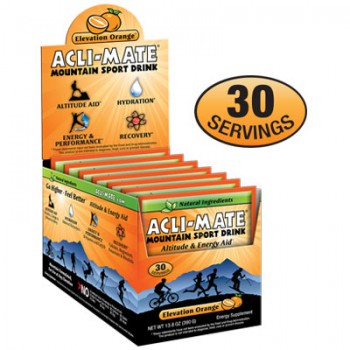 Acli-Mate® Mountain Sport Drink: Altitude + Energy = Orange